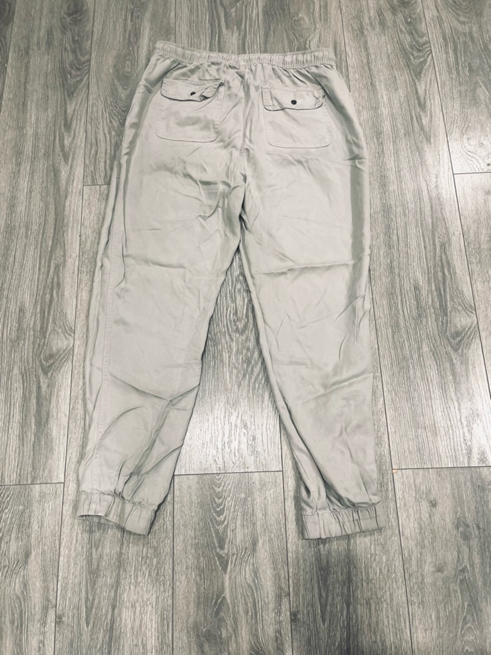 C&C California Women's Light Gray Track Lyocell Joggers Size L